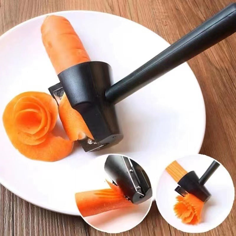 Spiral Vegetable Fruit Slicer Stainless Steel Manual Cutter
Cortadora de frutas de verduras en espiral, cortadora manual de acero inoxidable