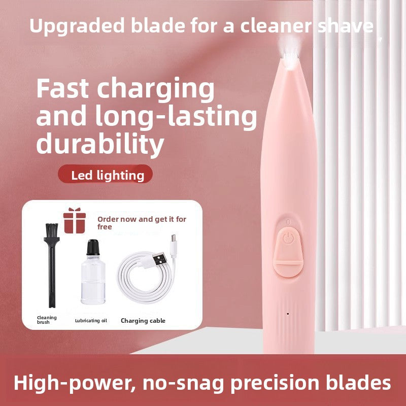 Electric Pet Paw Hair Trimmer
Recortadora electrica de pelo de pata para mascotas