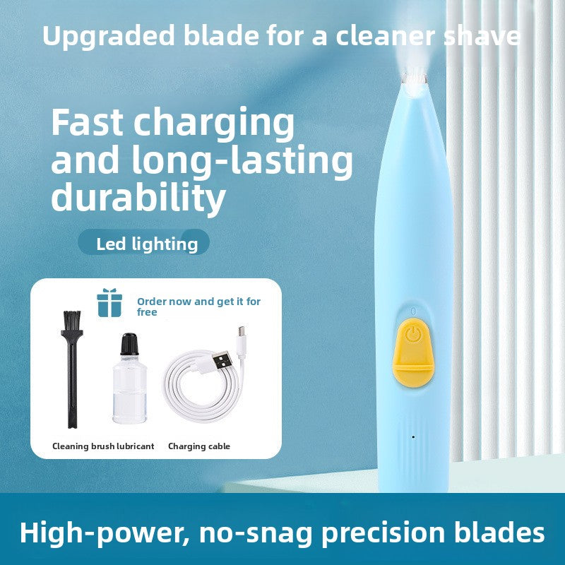 Electric Pet Paw Hair Trimmer
Recortadora electrica de pelo de pata para mascotas