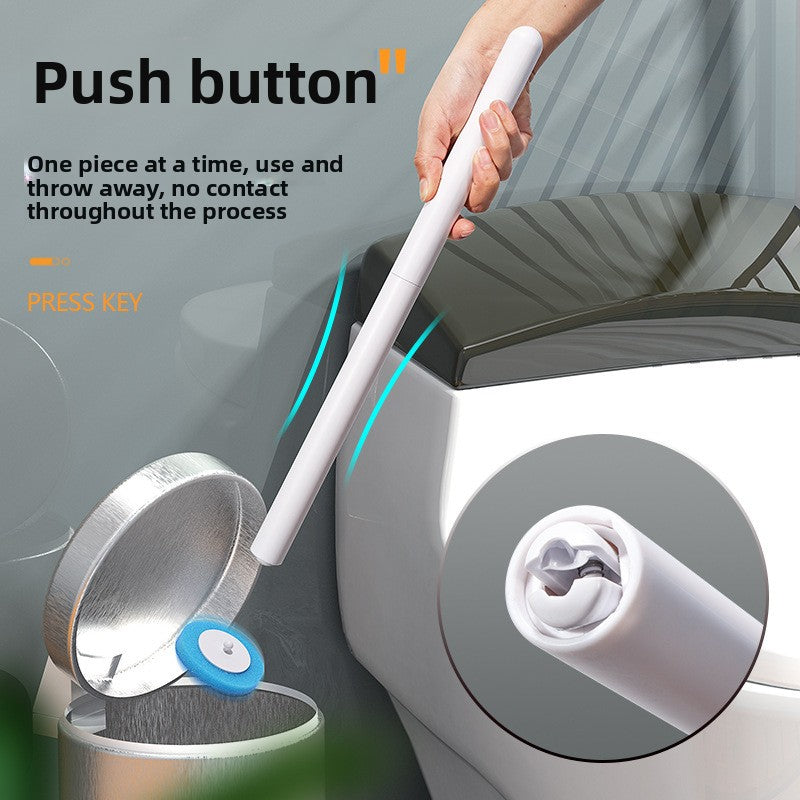 Disposable toilet brush
Cepillo de inidoro desechable