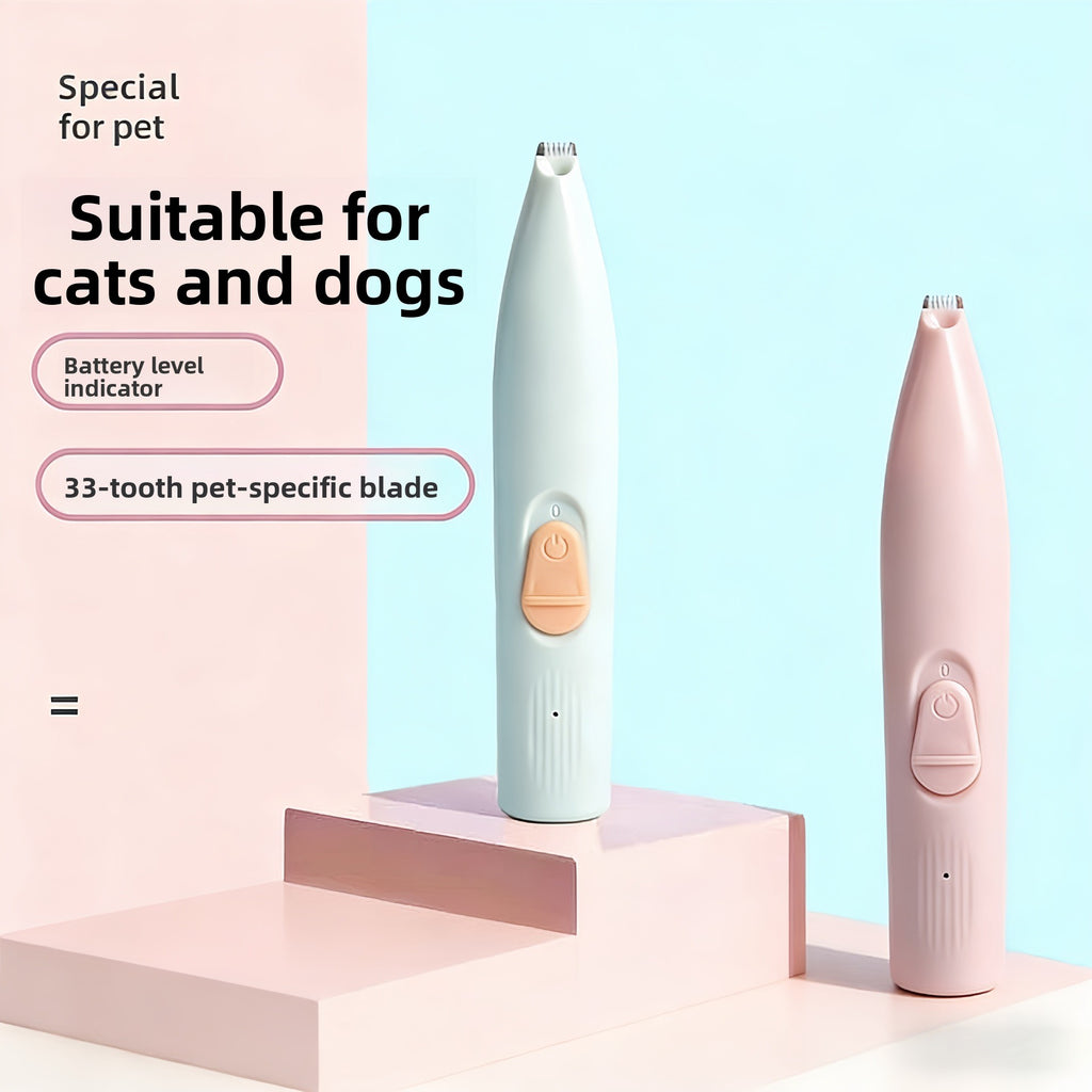 Electric Pet Paw Hair Trimmer
Recortadora electrica de pelo de pata para mascotas