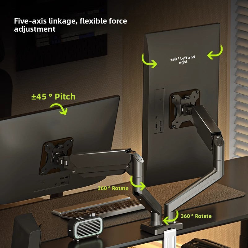 Adjustable Dual Monitor Stand
Soporte ajustable para dos monitores
