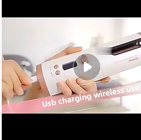 Wireless charging curling iron
Rizador de pelo con carga inal�mbrica