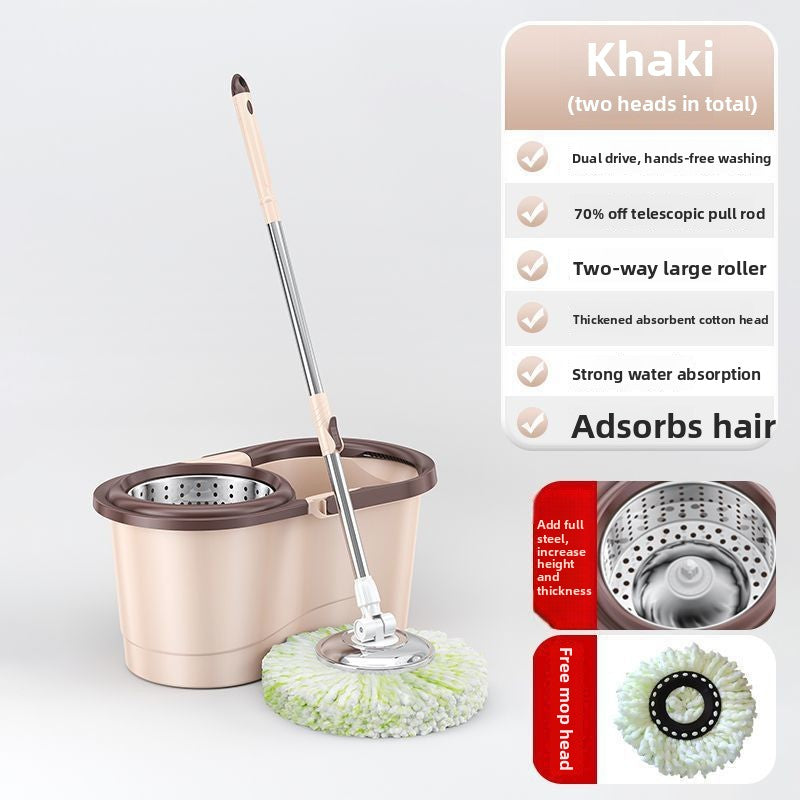 Rotary Mop Bucket with Self Wringing and Handle
Cubo de fregona giratoria con autoescurridor y mango