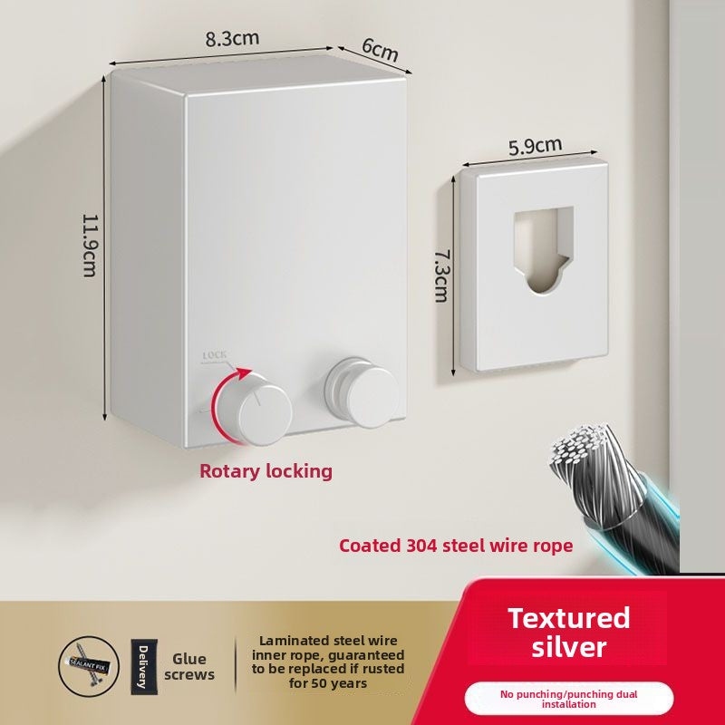 Invisible Clothesline steel wire
Cable de acero para tendedero invisible