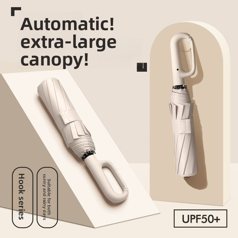 Automatic Folding Umbrella for Sun and Rain Protection
Paraguas plegable automatico para  proteccion contra el sol y la lluvia