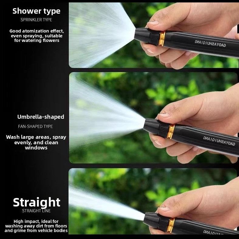 High Pressure Water Spray Gun with Hose Connector
Pistola de pulverizacion de agua de alta presion con conector de manguera
