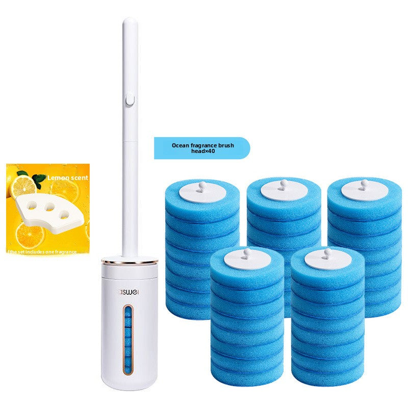 Disposable toilet brush
Cepillo de inidoro desechable