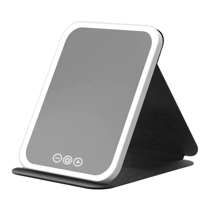 Folding LED Makeup Mirror with Adjustable Light
Espejo de maquillaje LED plegable con luz ajustable