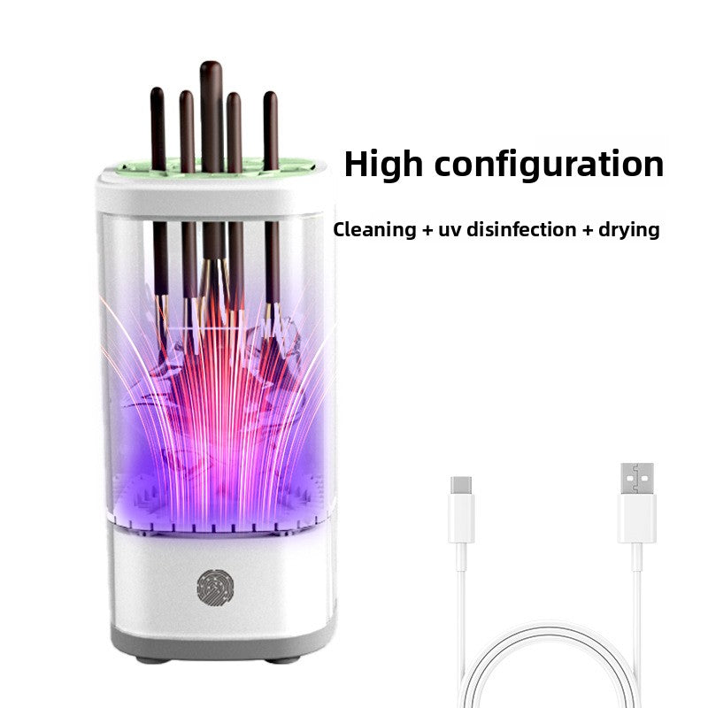 Rechargeable Makeup Brush Cleaner with UV Sterilization
Limpiador de brochas de maquillaje recargable con esterilizaci�n UV.
