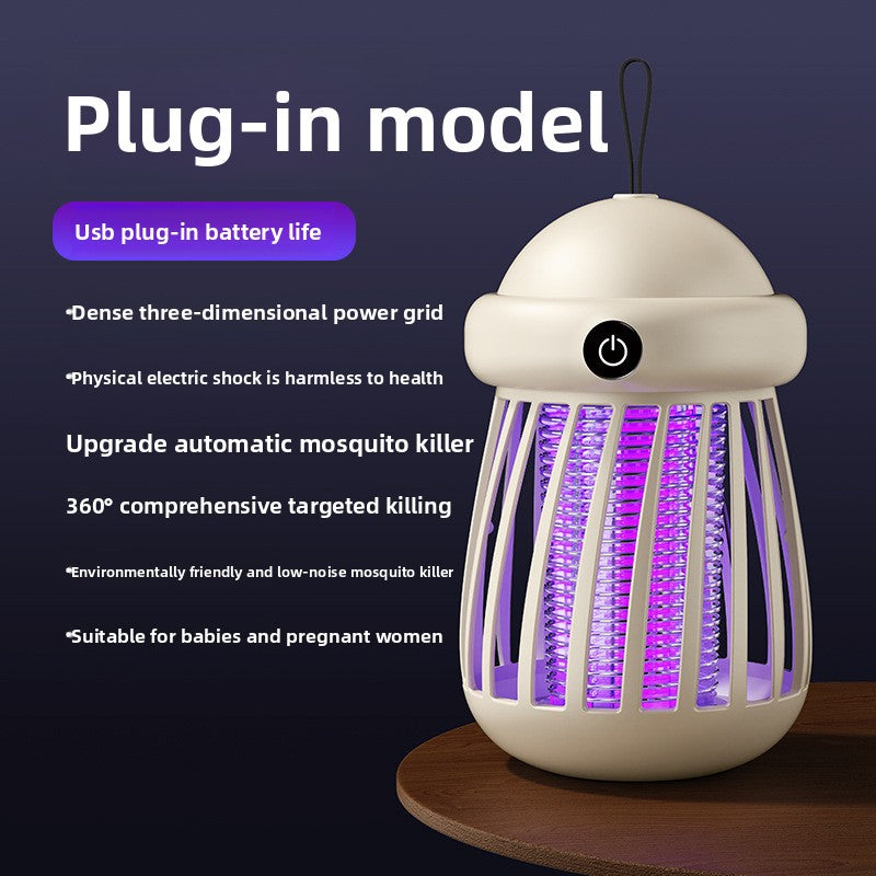 Smart Electric Mosquito Killer Lamp Rechargeable Indoor Outdoor
L�mpara antimosquitos el�ctrica inteligente recargable para interiores y exteriores