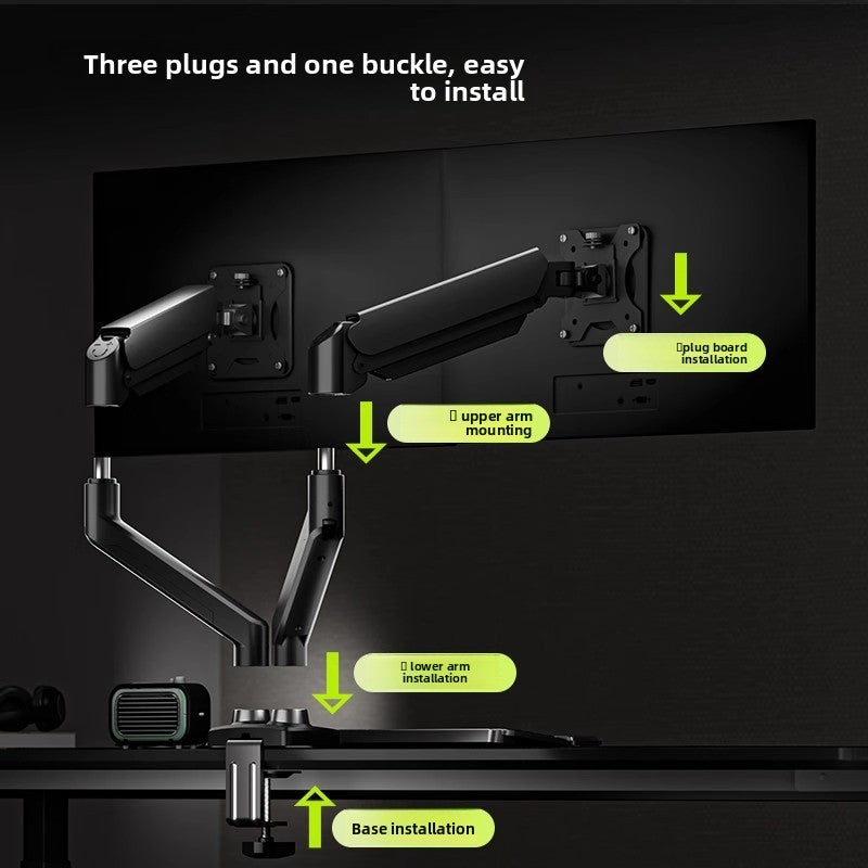 Adjustable Dual Monitor Stand
Soporte ajustable para dos monitores