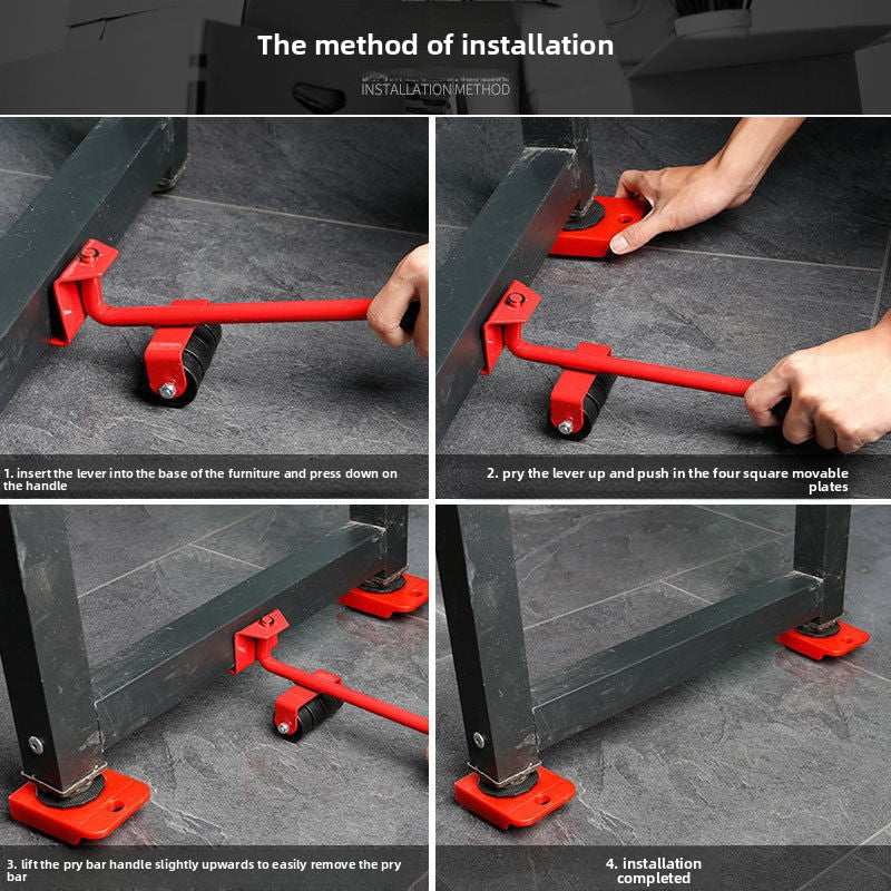 Heavy Duty Furniture Mover with Universal Wheels
movidor de muebles de servicio pesado con ruedas universales