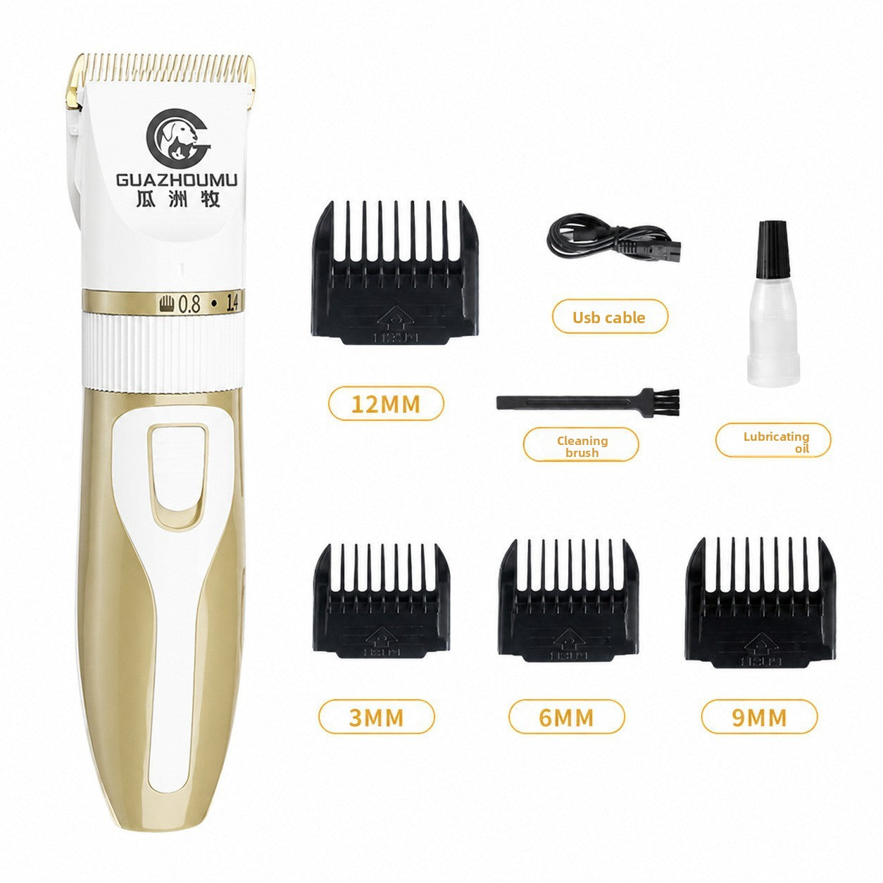 Electric Pet Paw Hair Trimmer
Recortadora electrica de pelo de pata para mascotas