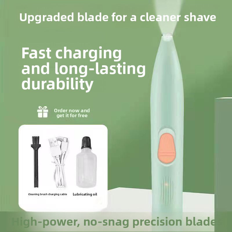 Electric Pet Paw Hair Trimmer
Recortadora electrica de pelo de pata para mascotas