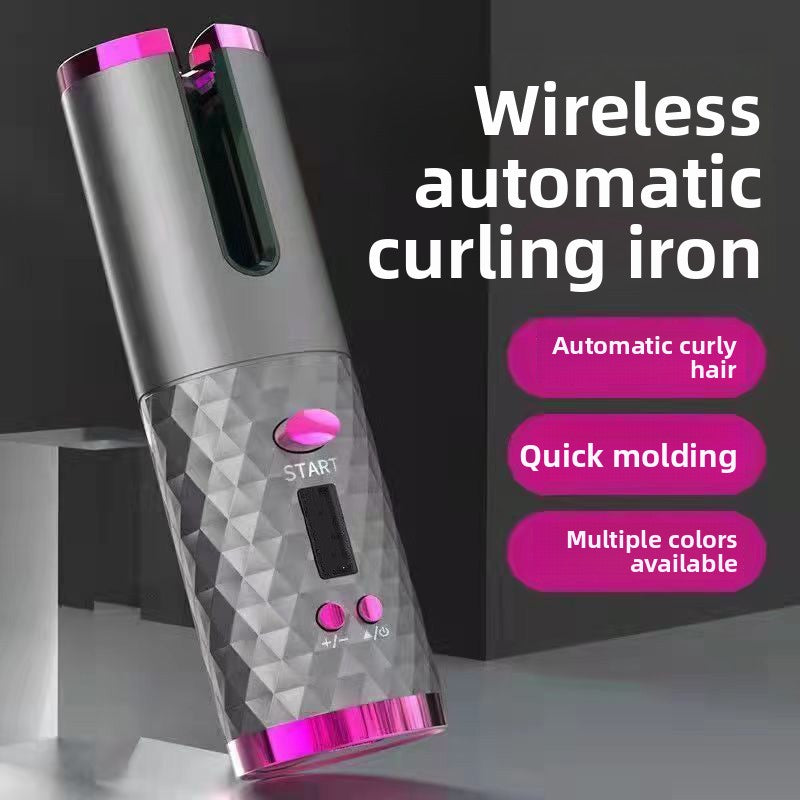 Wireless charging curling iron
Rizador de pelo con carga inal�mbrica