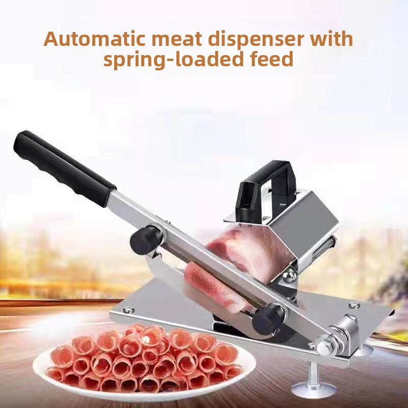 Thickened stainless steel meat slicer
Cortadora de carne de acero inoxidable reforzado