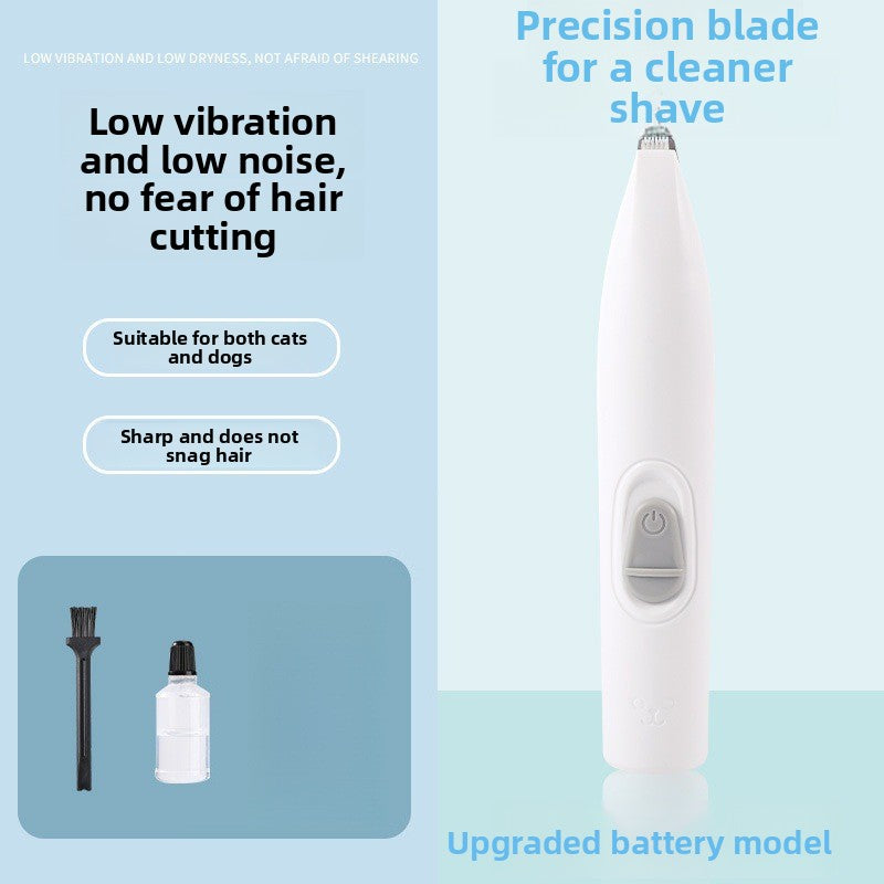 Electric Pet Paw Hair Trimmer
Recortadora electrica de pelo de pata para mascotas