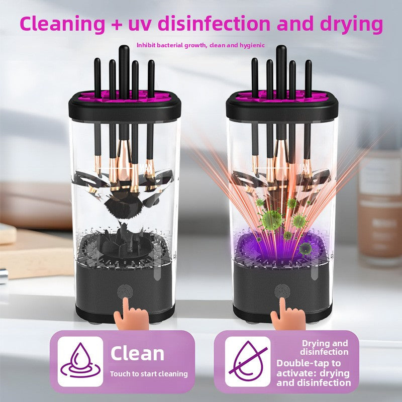 Rechargeable Makeup Brush Cleaner with UV Sterilization
Limpiador de brochas de maquillaje recargable con esterilizaci�n UV.