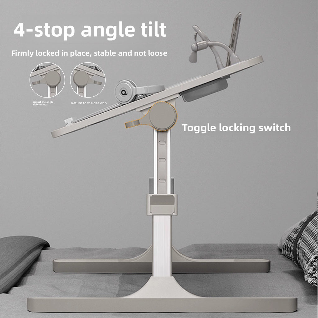 Adjustable Height Folding Desk with Storage Features
Escritorio plegable de altura ajustable con funciones de almacenamiento