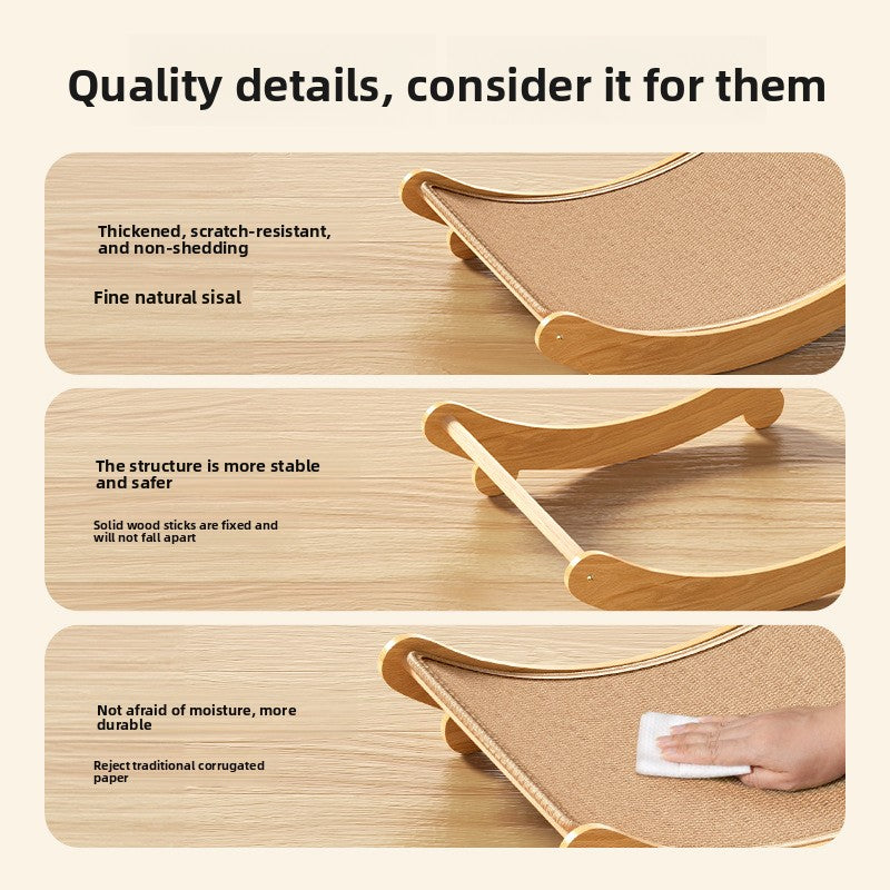 Integrated Sisal Cat Scratching Board Lounger
tumbano integrada para rascar gatos de sisal