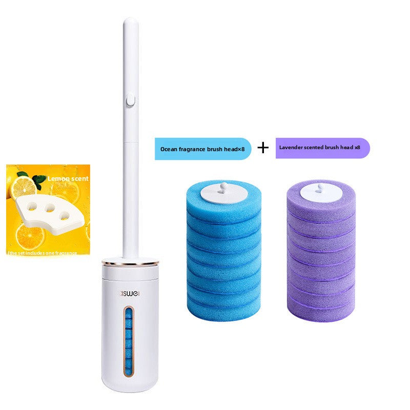 Disposable toilet brush
Cepillo de inidoro desechable