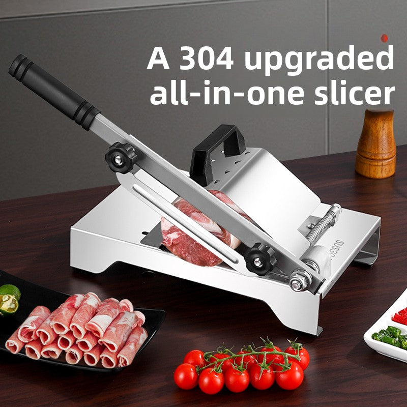 Thickened stainless steel meat slicer
Cortadora de carne de acero inoxidable reforzado