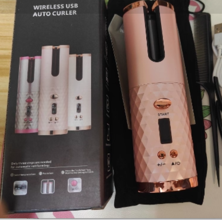 Wireless charging curling iron
Rizador de pelo con carga inal�mbrica
