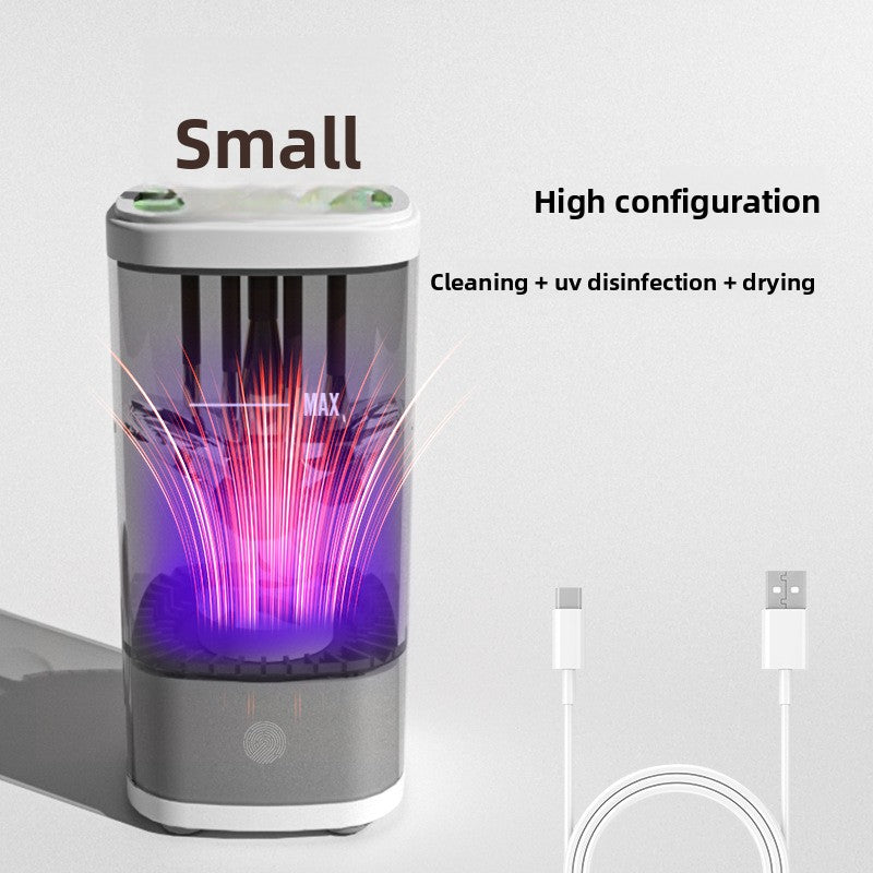 Rechargeable Makeup Brush Cleaner with UV Sterilization
Limpiador de brochas de maquillaje recargable con esterilizaci�n UV.