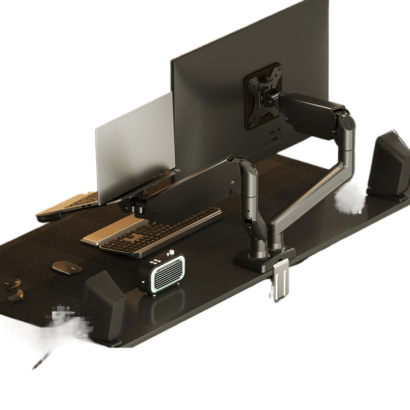 Adjustable Dual Monitor Stand
Soporte ajustable para dos monitores