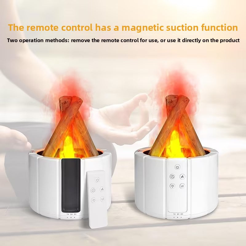 Ultrasonic Flame Aromatherapy Humidifier
Humidificador ultras�nico de aromaterapia con llama