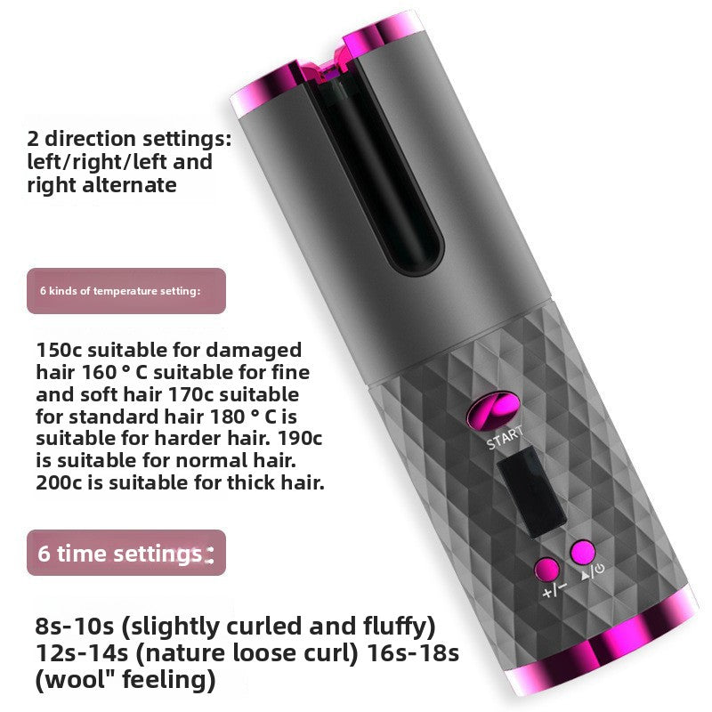 Wireless charging curling iron
Rizador de pelo con carga inal�mbrica