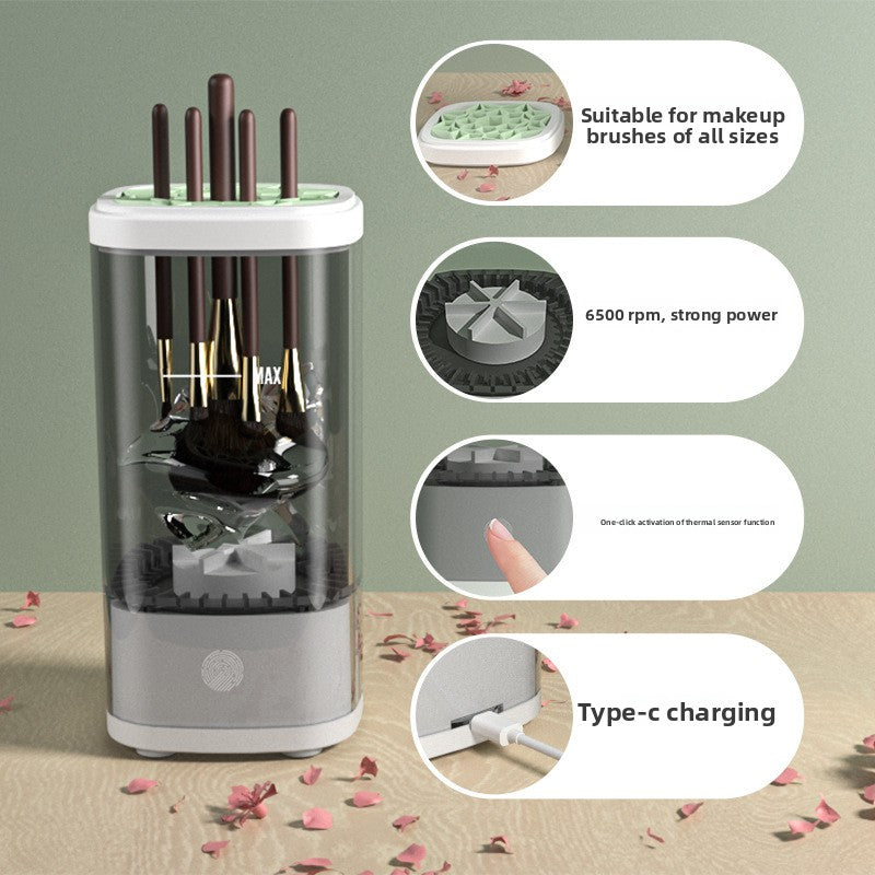 Rechargeable Makeup Brush Cleaner with UV Sterilization
Limpiador de brochas de maquillaje recargable con esterilizaci�n UV.