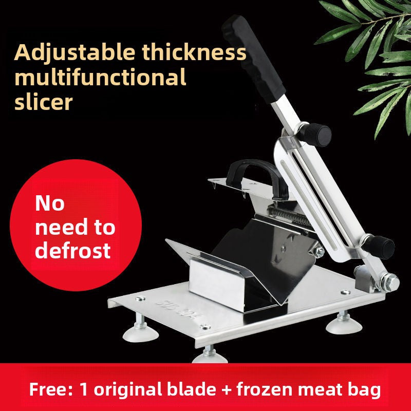 Thickened stainless steel meat slicer
Cortadora de carne de acero inoxidable reforzado