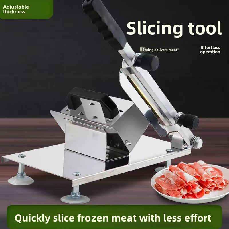Thickened stainless steel meat slicer
Cortadora de carne de acero inoxidable reforzado